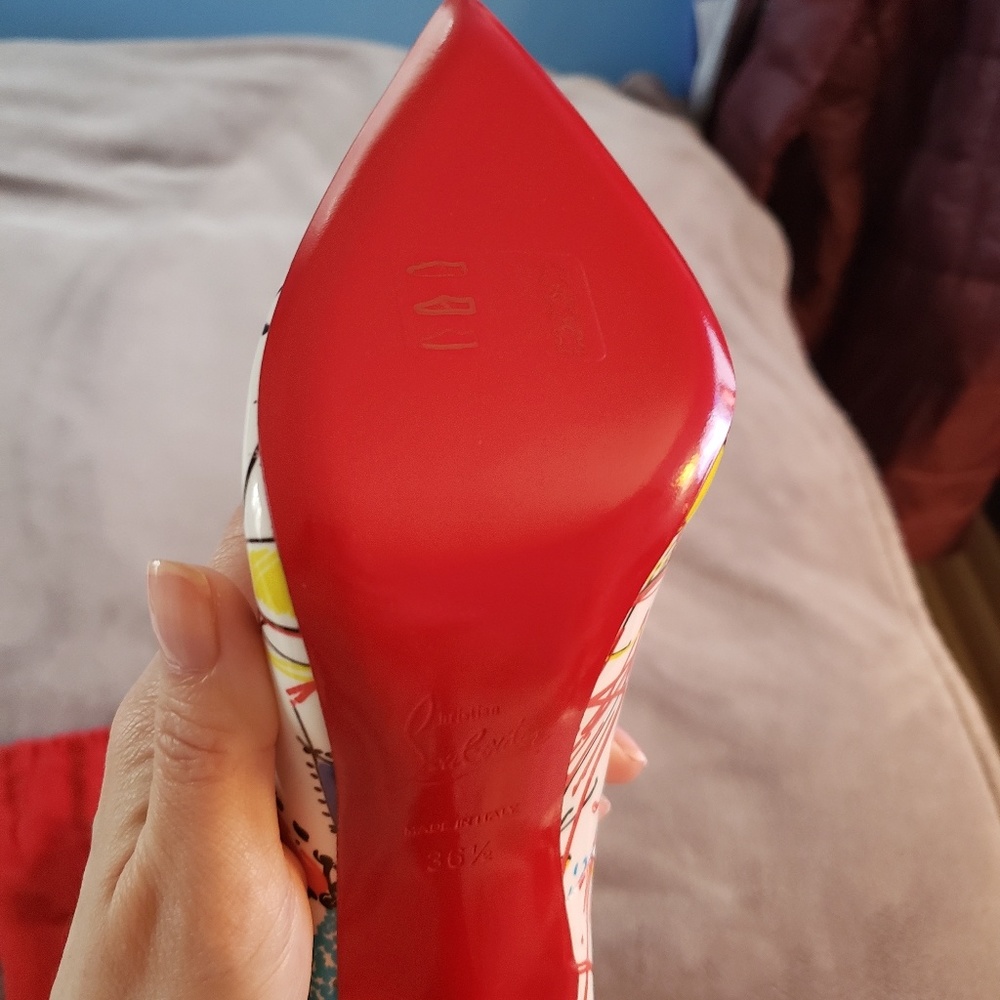 **SOLD**Christian Louboutin So Kate Graffiti Pumps - Picture 8 of 8